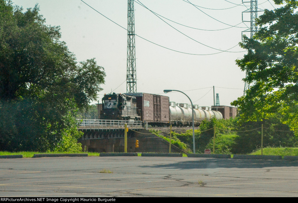 NS GP38-2 High nose Locomotive in the yard